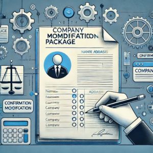Forfait modifications statutaires