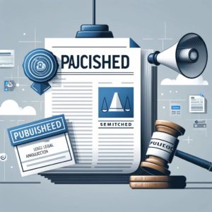 Forfait annonce légale